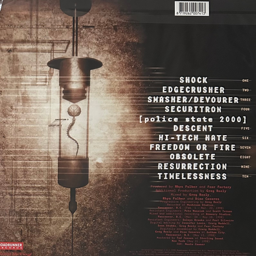 Fear Factory ‎– Obsolete (Голландия 2018г.)