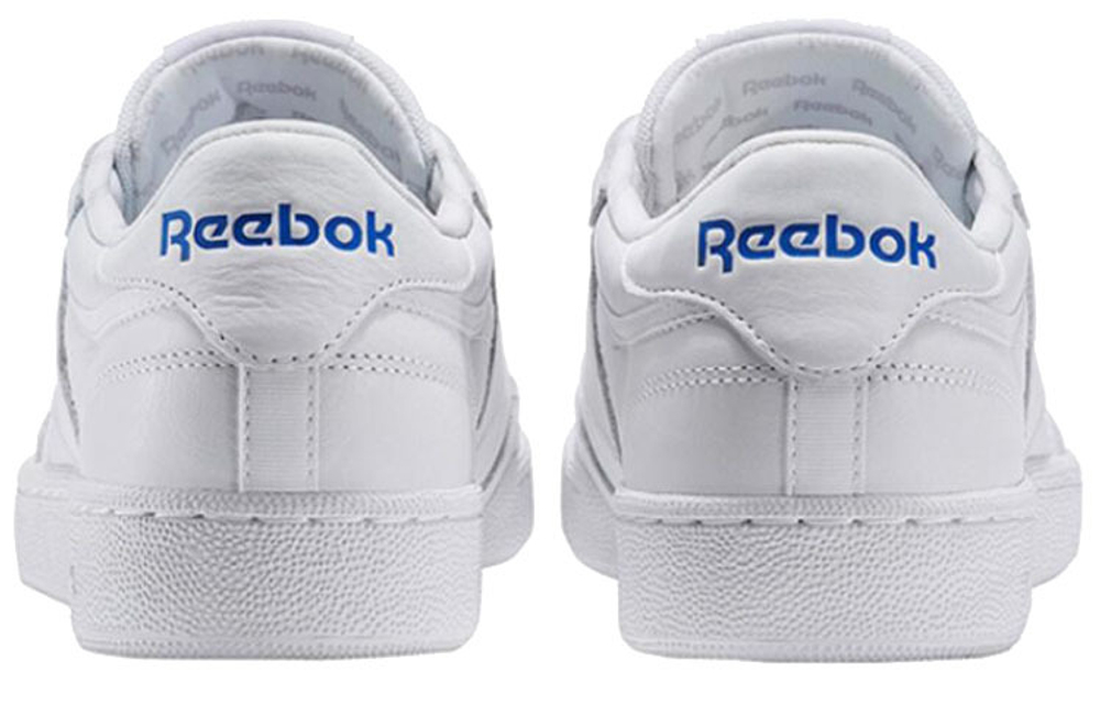 Reebok Club C 85 So synthetic leather non-slip low-top sneakers for men and women the same style white and blue