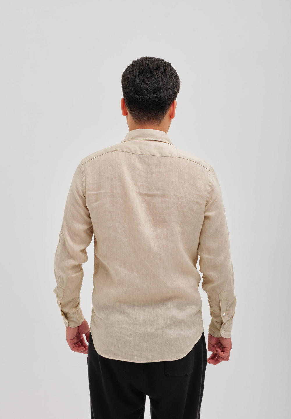 Рубашка мужская Лен BEIGE