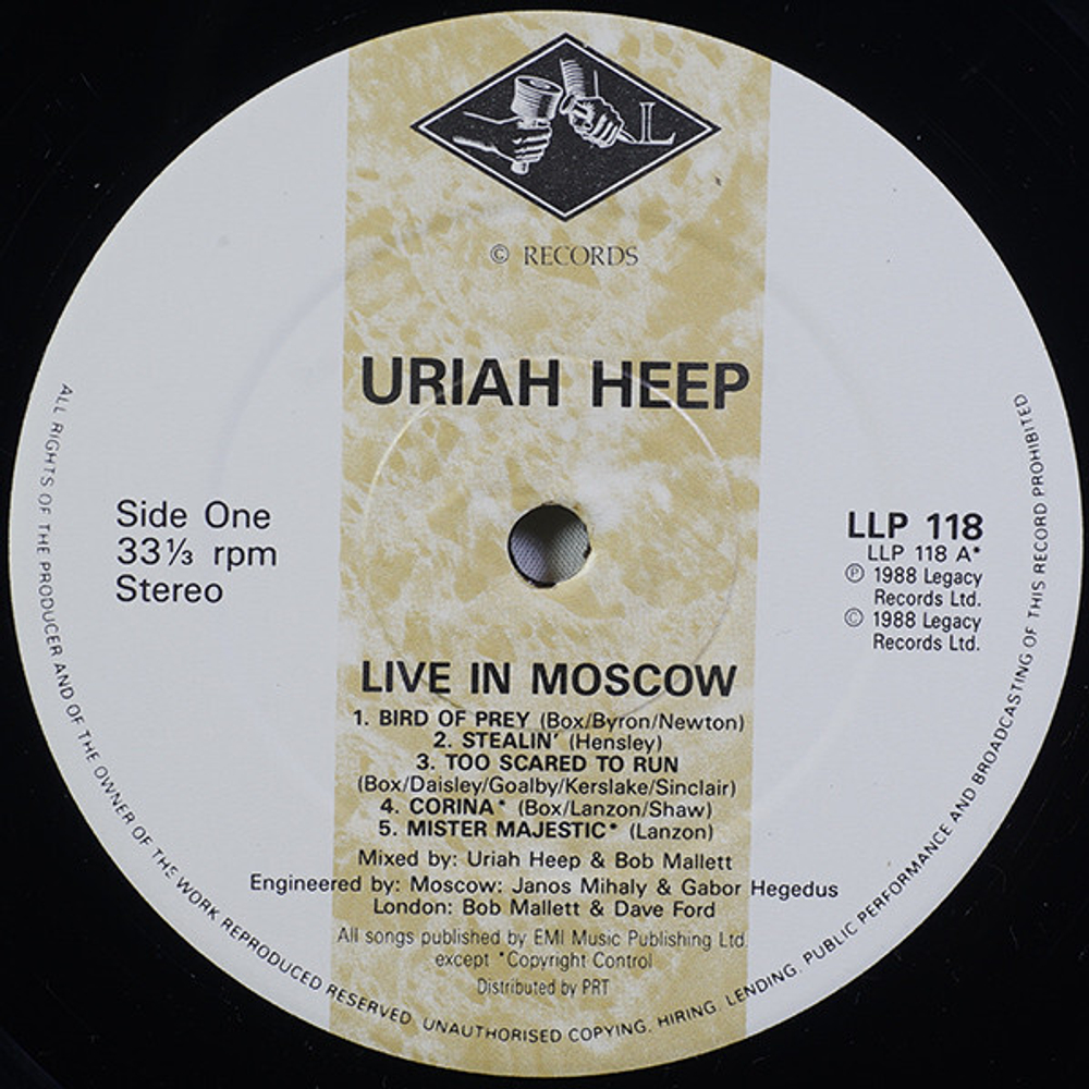 Uriah Heep / Live In Moscow (LP)