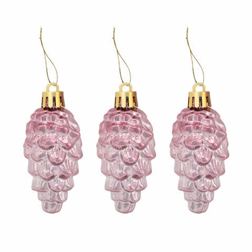 Шары новогодние ёлочные "Champagne" 55 предметов, кремовое серебро/золото, ЗОЛОТАЯ СКАЗКА, 591719