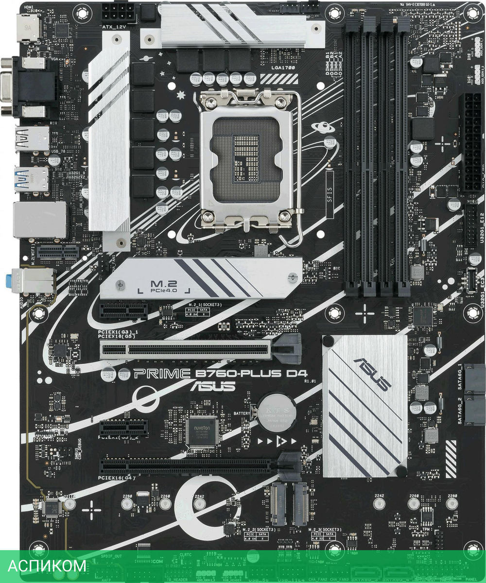 Материнская плата ASUS Prime B760-Plus D4 DDR4