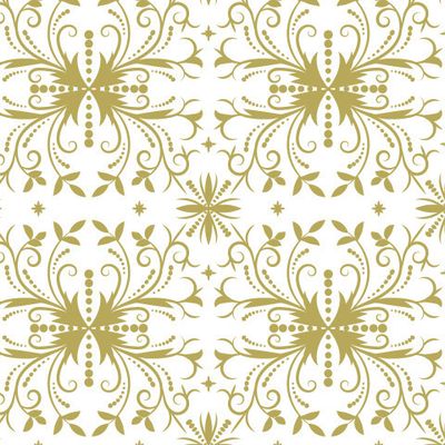 Floral geometric fantasy   floral damask