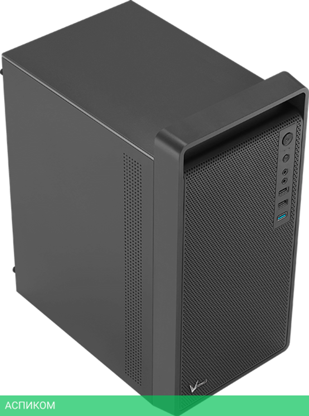 Корпус AeroCool CS-109-S-BK-v1 без БП черный (ACCS-PC17013.11)