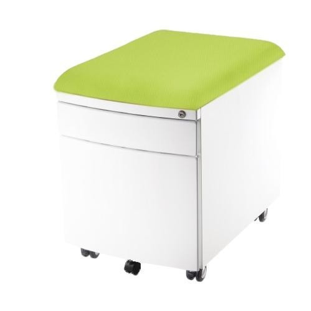 Тумба Comf-Pro на колёсиках с 2 ящиками и пуфом (A/C-PURE)