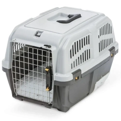 Mps skudo cat travel переноска с лотком для наполнителя, 60x40x39 см, серая