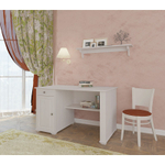 Полка настенная «Бейли» белый воск