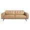 Трехместный диван Angel Cerda 5606-3P, бежевая кожа