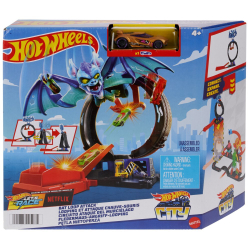 Hot Wheels - Bat Loop Набор с петлей и пусковой установкой + машинка HTN78 / артикул   HTN78  / GTIN 194735195084