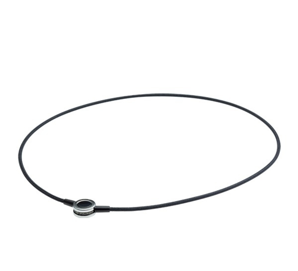 Ожерелье PHITEN NECKLACE METAX PUSH TYPE II черное