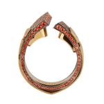 Кольцо с Оранжевыми Сапфирами, R0003-1/42