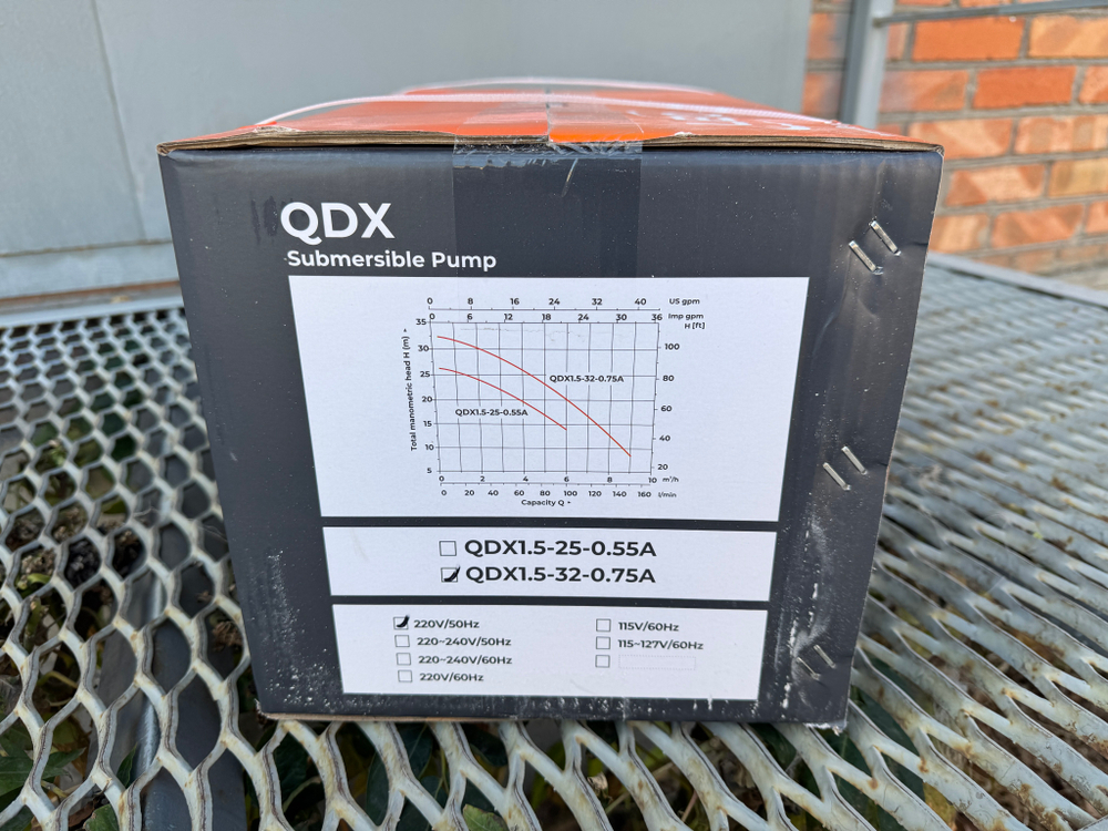 Насос дренажный LEO QDX1.5-32-0.75A