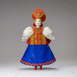 Кукла Крестьянка в душегрее