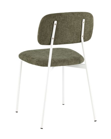 Стул Chao зеленый белые ножки 4 шт.