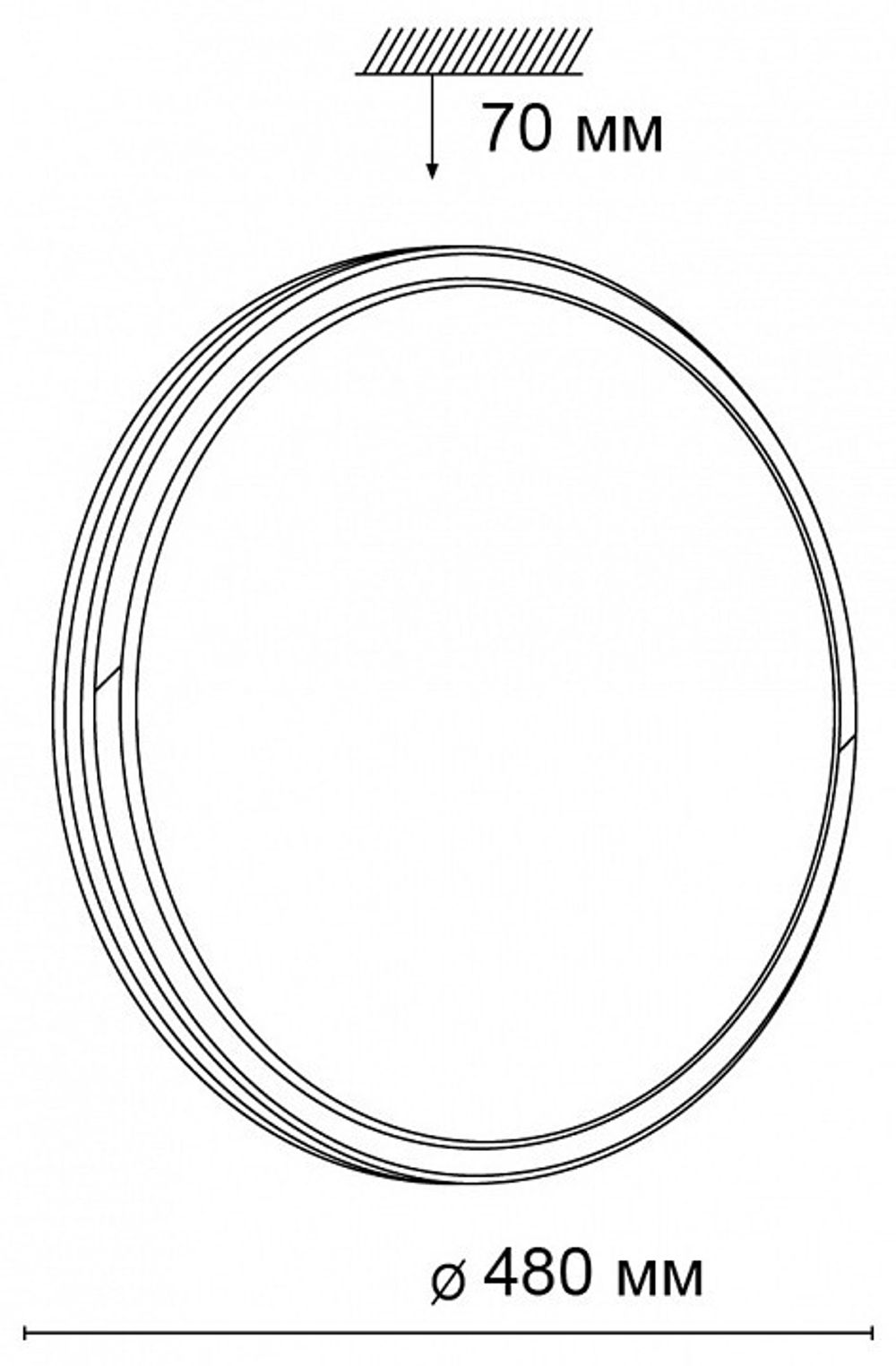 Накладной светильник Sonex Kepa 3057/EL