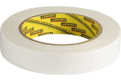 Лента PROFI клейкая двусторонняя, на вспененной основе (5 м; 19 мм; белая) STAYER 12231-19-05