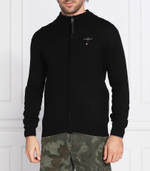 Хлопковый свитер Aeronautica Militare - черный(MA1390L415)