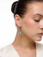 Серьги "Eye" Silver