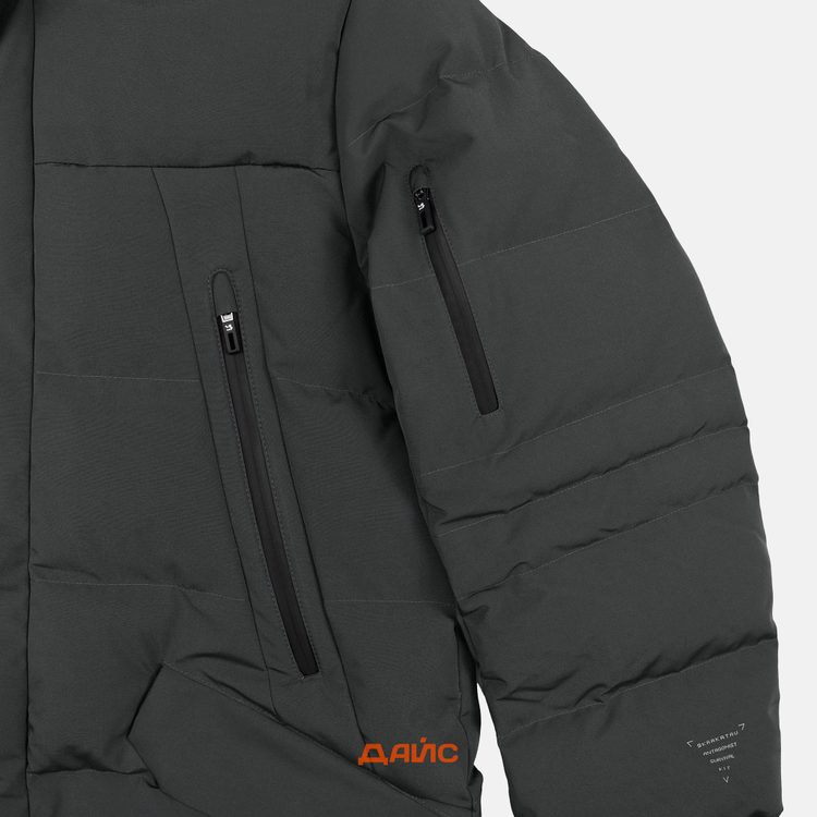 Пуховик мужской Krakatau Strofo Long Down Jacket артикул:Qm488-513 - купить в магазине Дайс