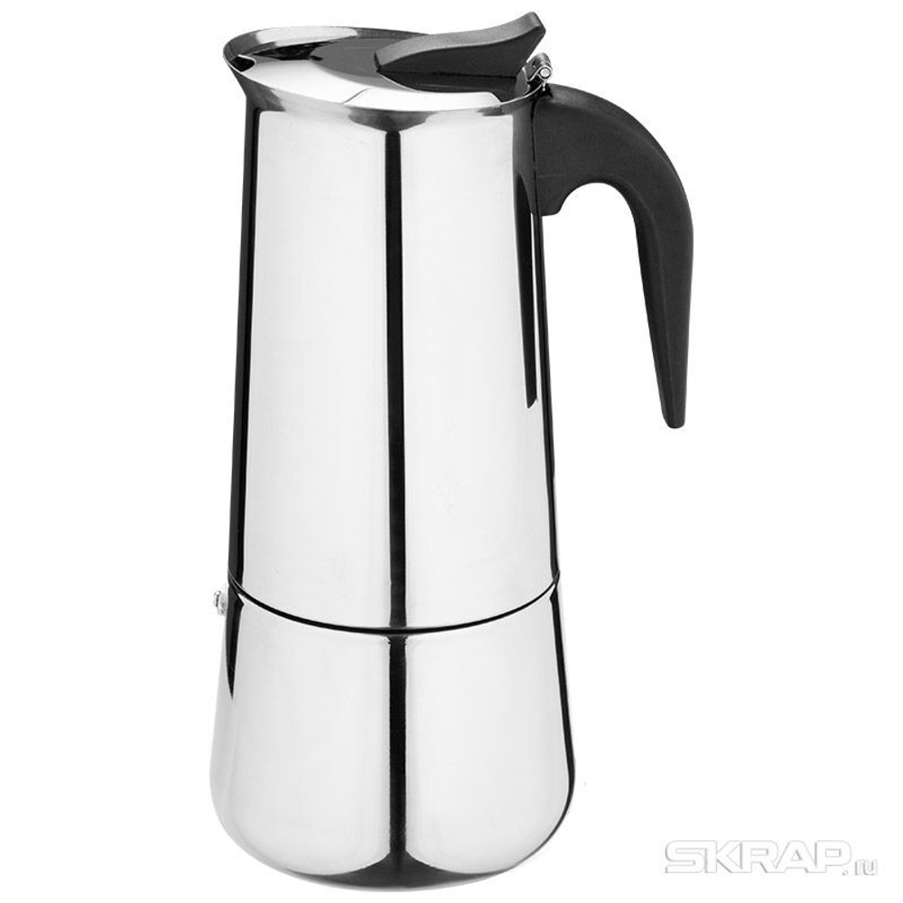 Гейзерная кофеварка "ITALIA" 600мл 12чашек из нерж.стали