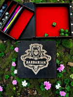 Органайзер ДнД «Варвар поле» — дерево