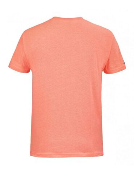 Мужская теннисная футболка Babolat Big Flag Tee Men - fluo strike heather