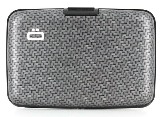 Кошелек алюминиевый Smart Case Черный карбон