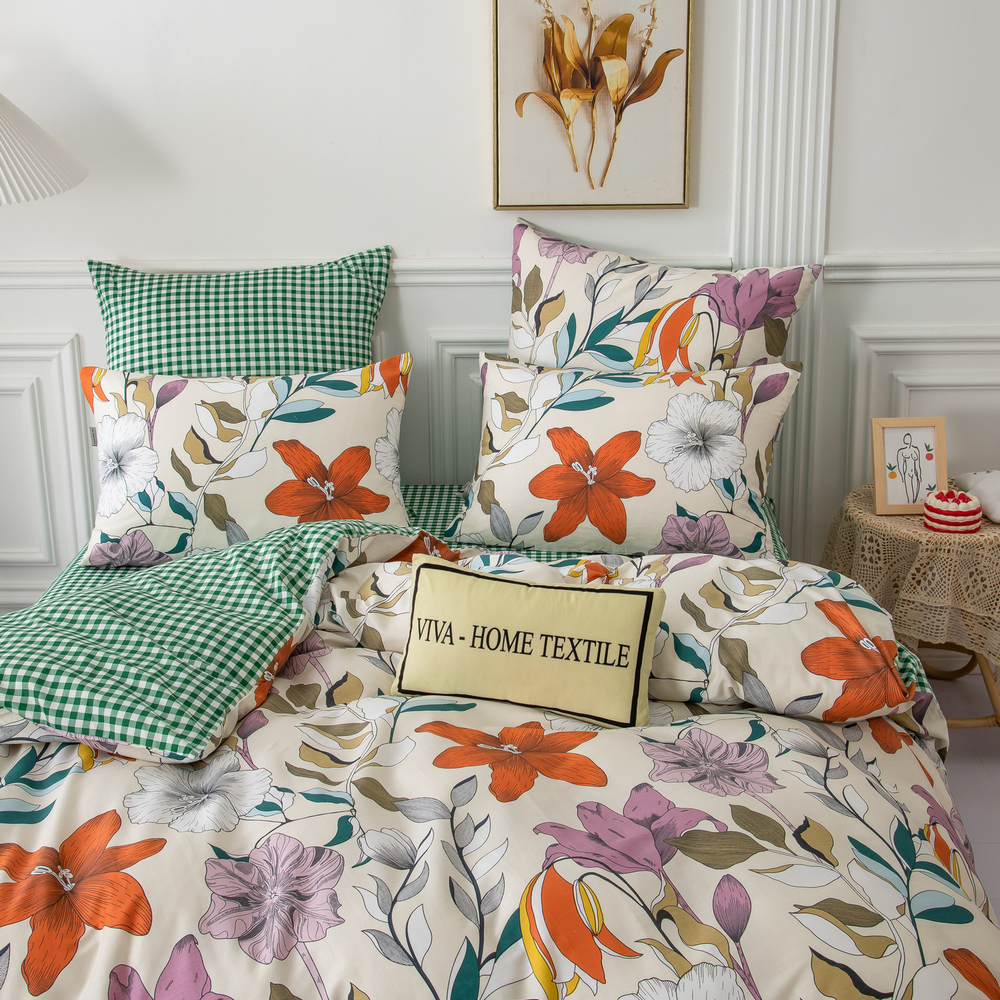 Комплект постельного белья Люкс Сатин 100% хлопок A275