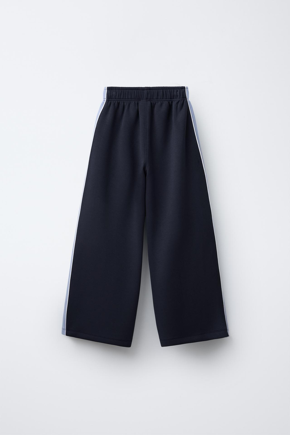 ZARA БРЮКИ С ЛАМПАСАМИ ПО БОКАМ, ТЕМНО-СИНИЙ