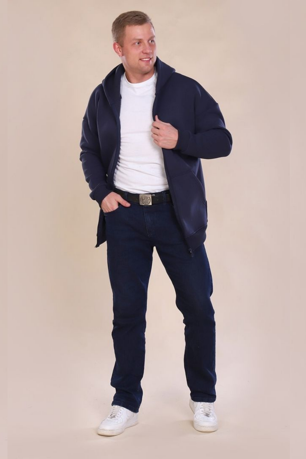 Толстовка 889 с начёсом Zipper