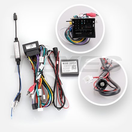 Комплект рамки с разъёмами 10"+can VW Golf 7 2012-2020 - Car-Smart 257B черная