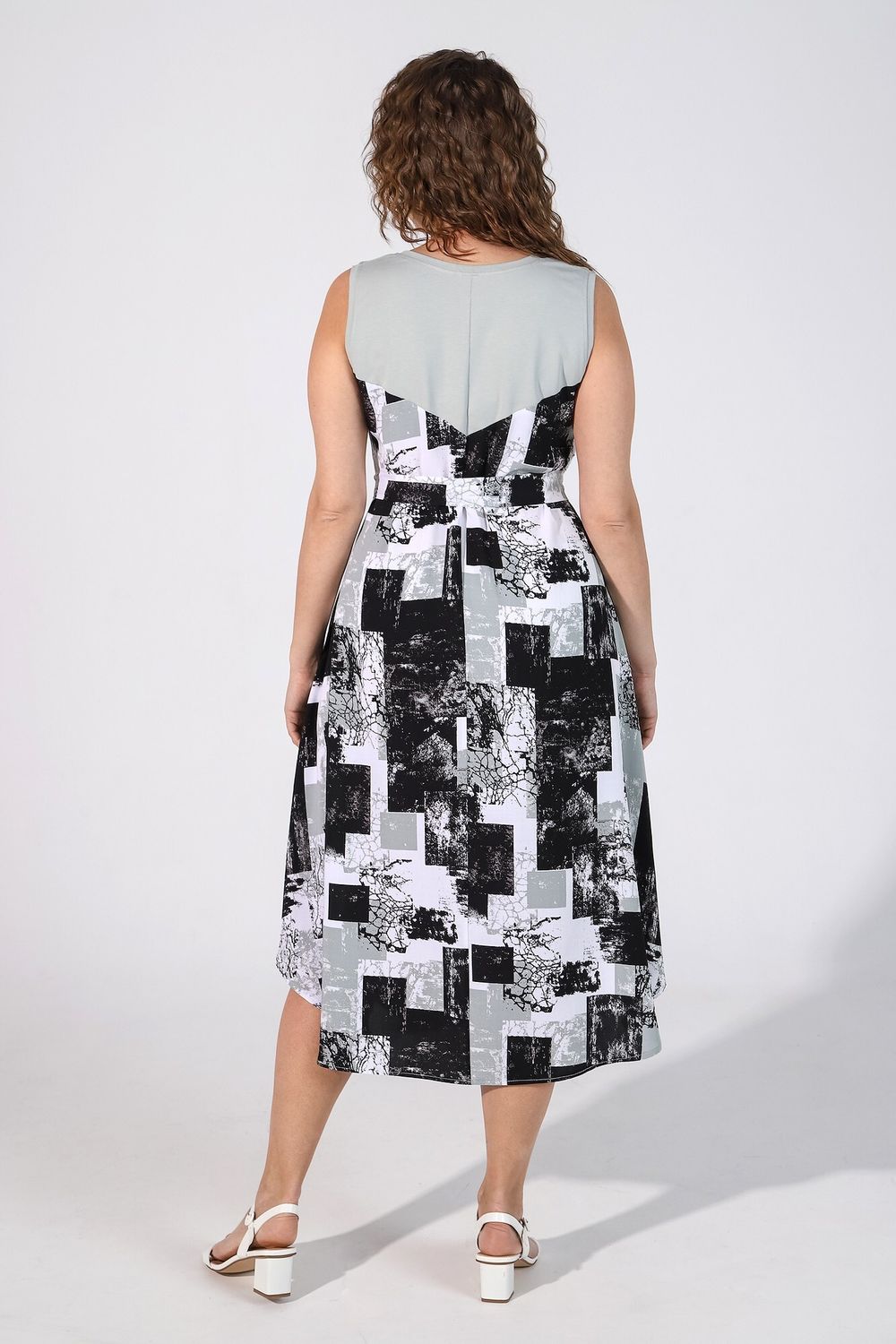 Сарафан Сага-2 Виотекс СЕРО-ЗЕЛЁНЫЙ