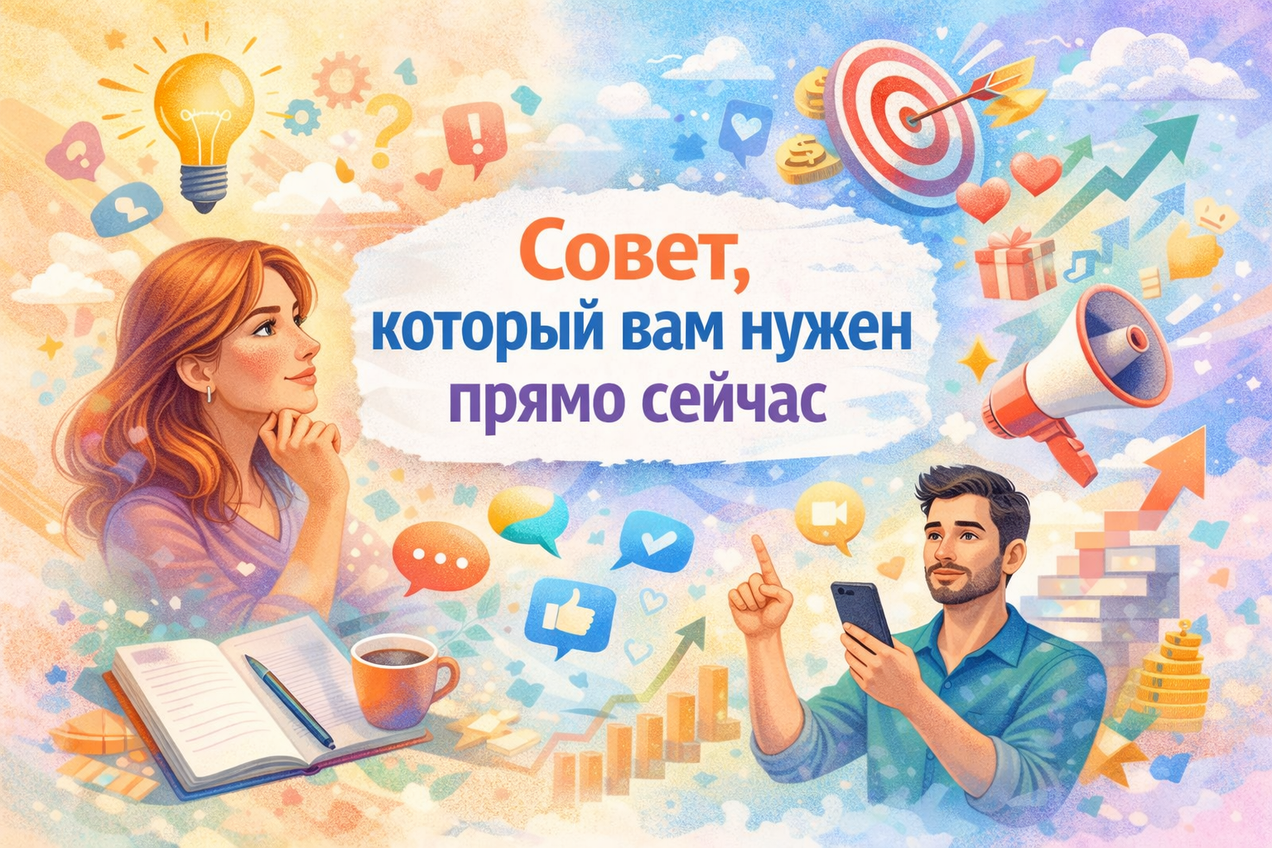Совет, который вам нужен прямо сейчас
