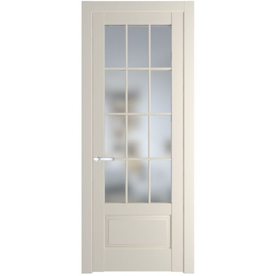 Межкомнатная дверь эмаль Profil Doors 4.2.2 (р.12) PD кремовая магнолия стекло матовое