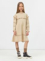 Плать для девочки 628 бежевый