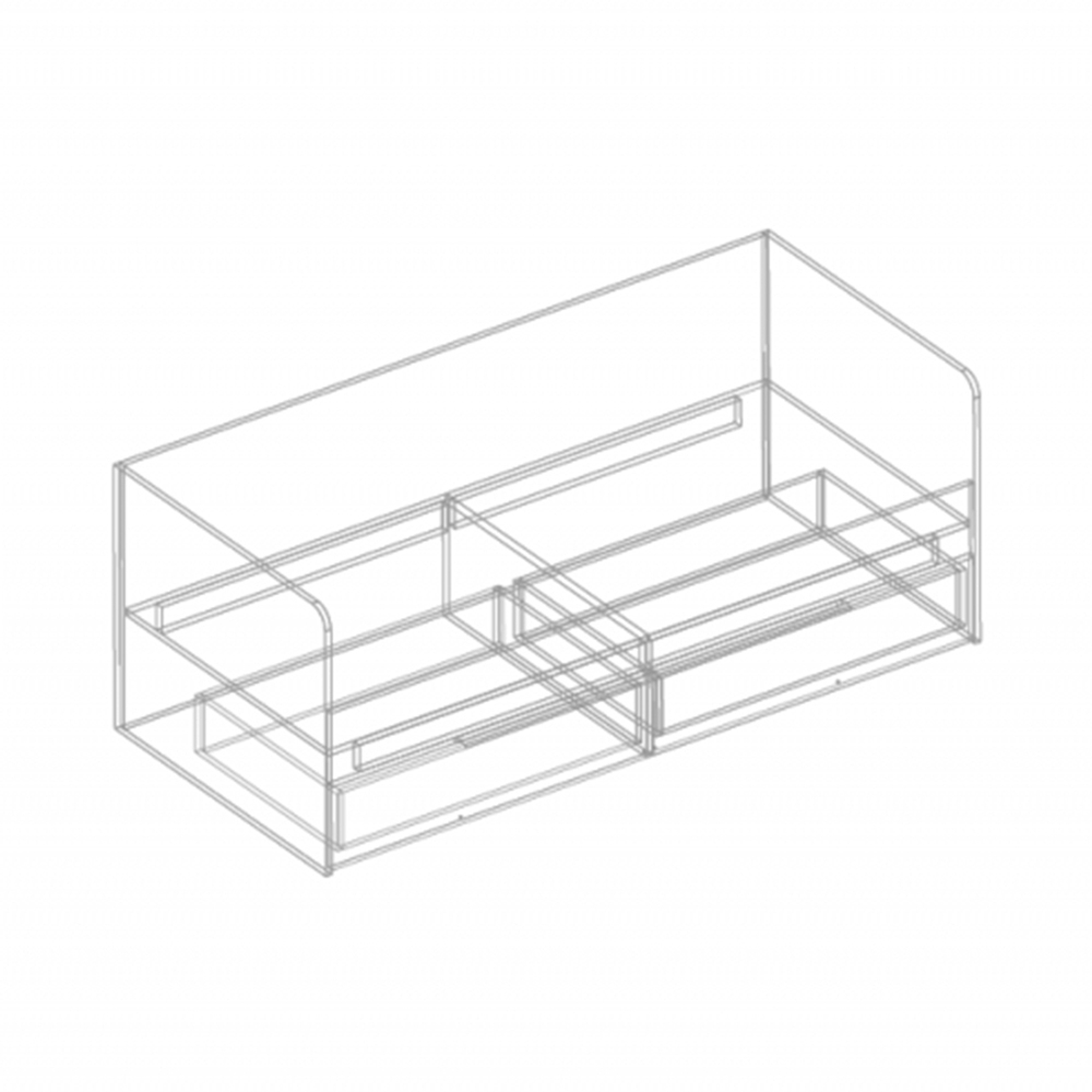 Вита Кровать 80 с 2 ящиками