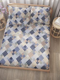 Постельное белье Сказка "Сад эльфа" 1,5-сп  наволочка 50х70 1шт Простынь на резинке 90х200 см Пододеяльник 145х215 см перкаль