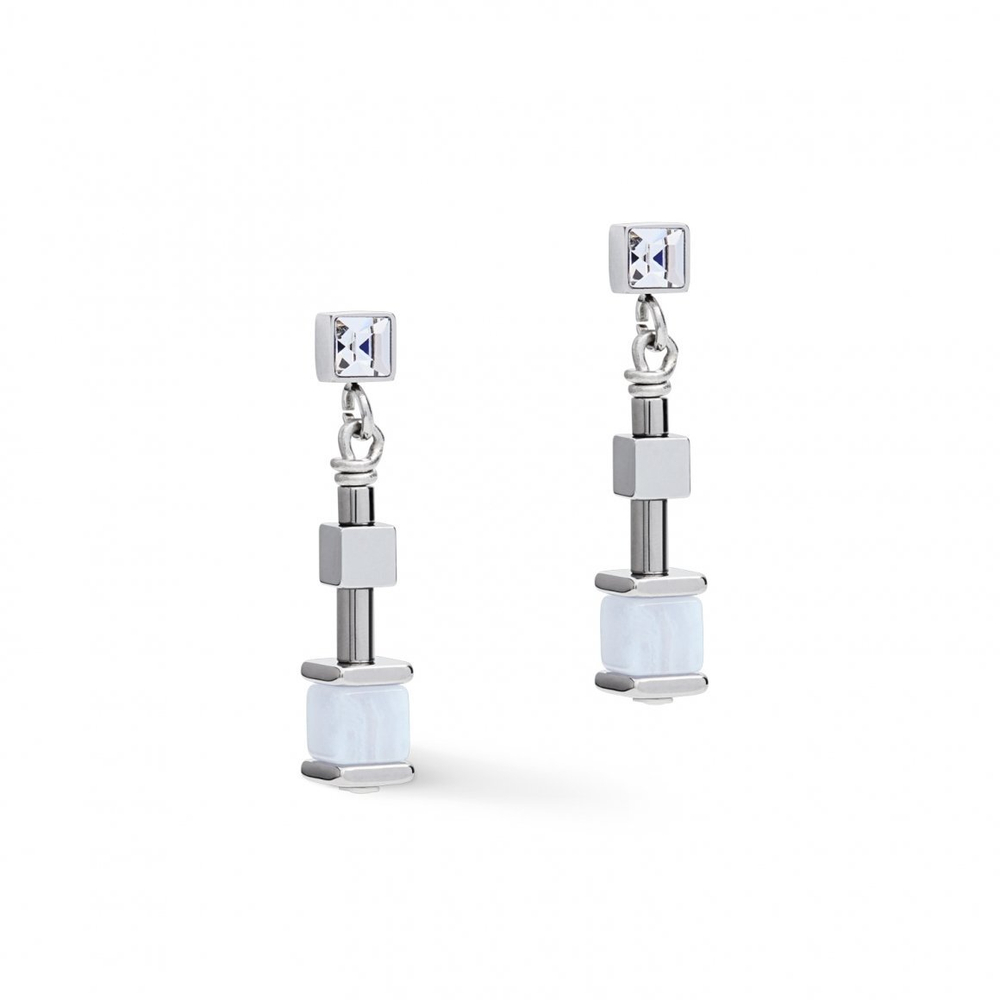 Серьги Coeur de Lion Light Blue 5055/21-0720 цвет голубой