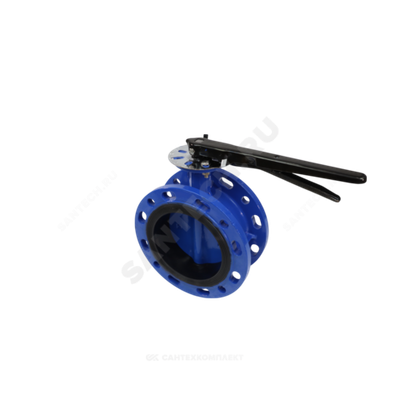 Затвор дисковый поворотный чугун 2110HA Ду 200 Ру10/16 фл с рукояткой диск чугун манжета EPDM Benarmo