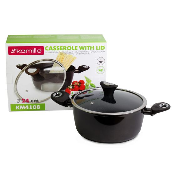 Кастрюля 4 л. из алюминия Kamille КМ 4108