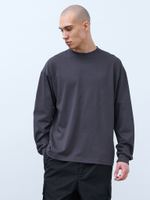 Лонгслив оверсайз (графит) 230 г.