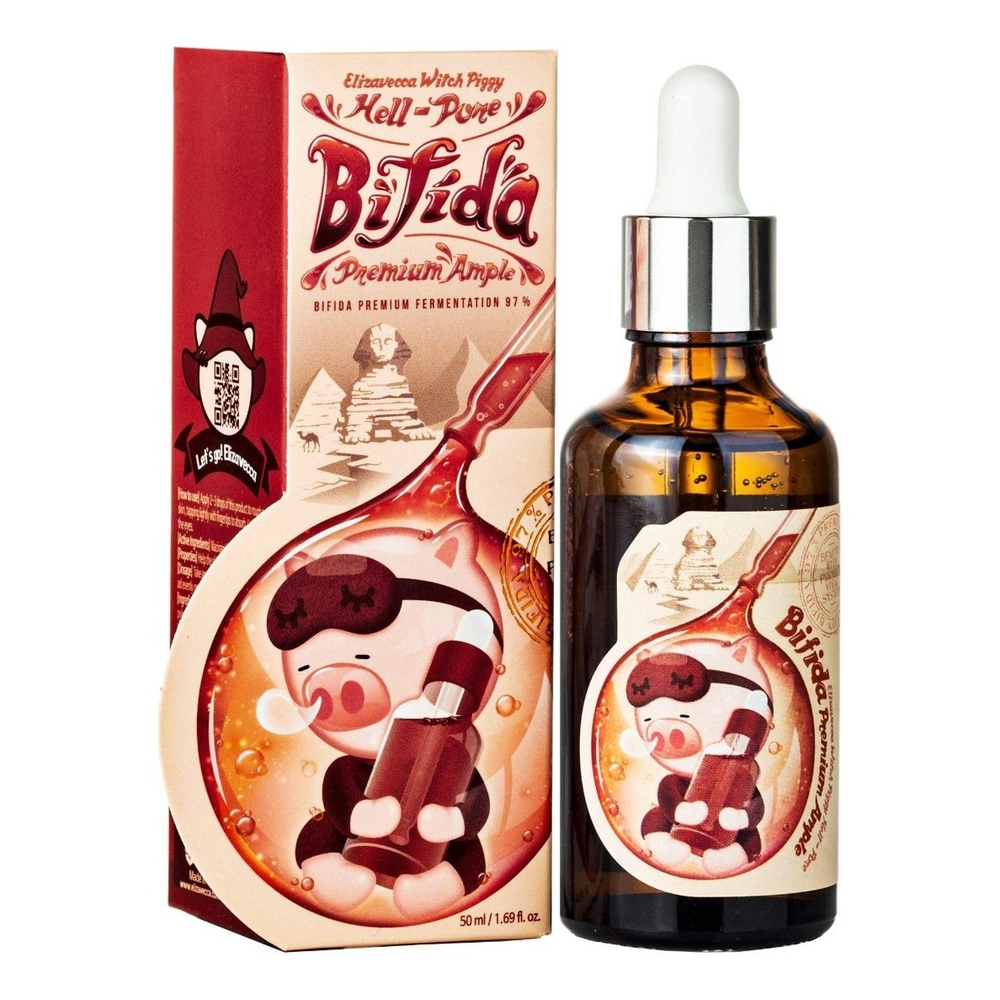 Elizavecca Сыворотка для лица ампульная с 97% экстрактом лизата бифидобактерий, 50 мл