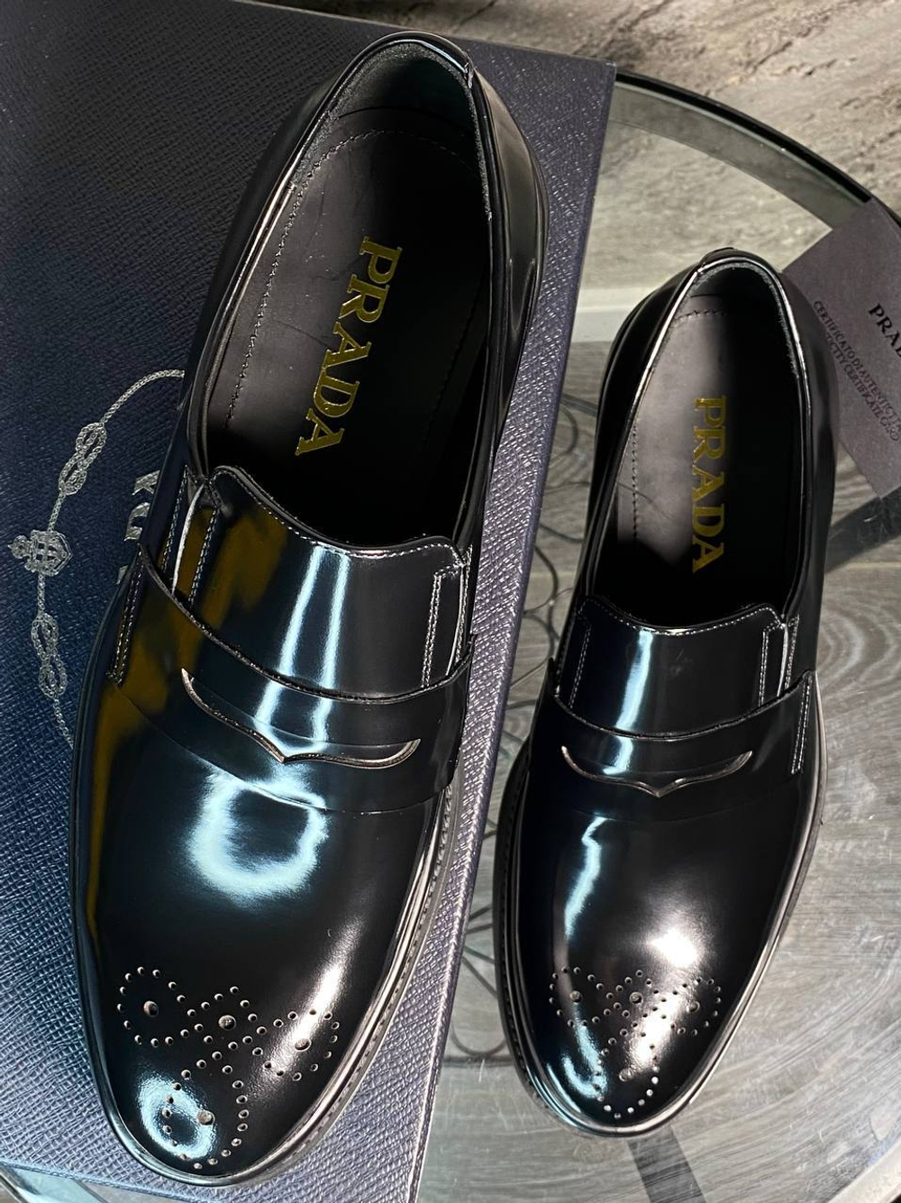 Лоферы Prada