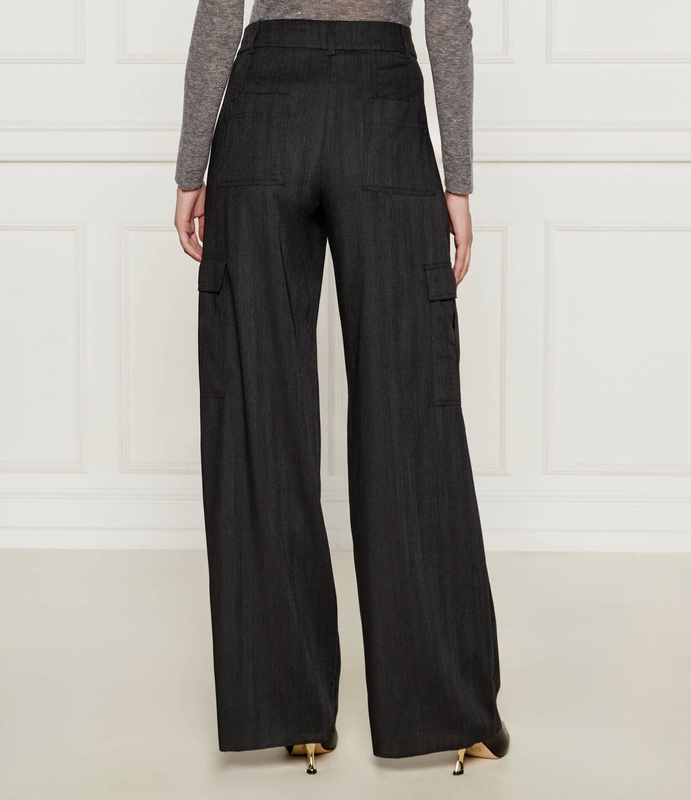 Хлопчатобумажные штаны ASSUNTA Marella - графитовый(31360812)