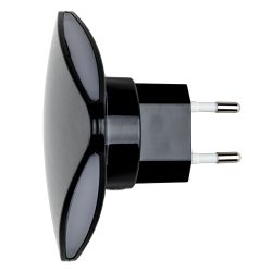 DTL-320 Треугольник-Black-Sensor Светильник-ночник. С фотосенсором день-ночь. Черный. ТМ Uniel