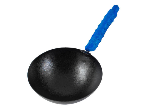 28-2-316 Ковш стальной, порошк. покраска, круглое дно, с крюком, пластиковая ручка, 160мм