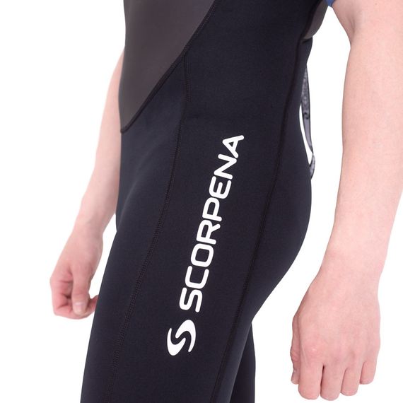 Гидрокостюм Scorpena Hawaii Shorty мужской зеленый неон