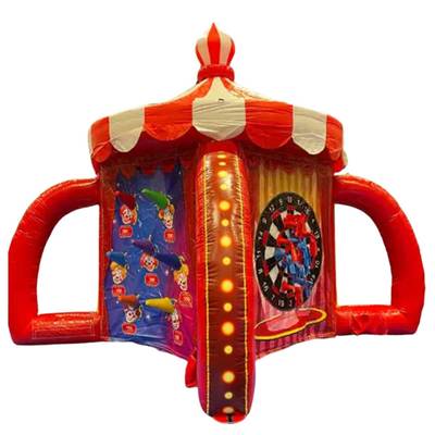 Надувной дартс «Цирковой дартс» на подкачке, диаметр 5 м, размер 5×5×5 м