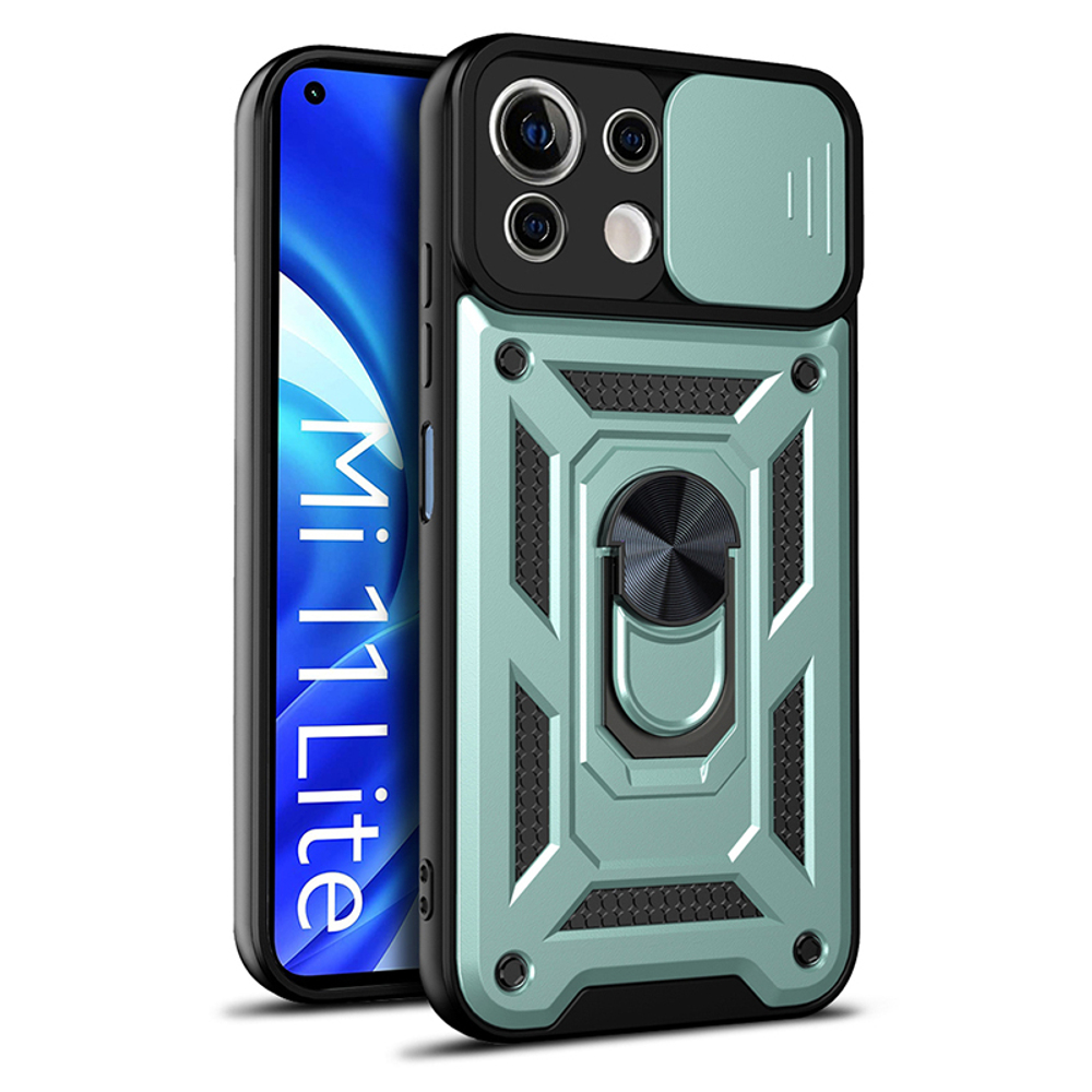 Чехол с кольцом Bumper Case для Xiaomi Mi 11 Lite