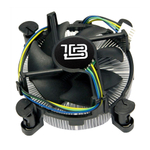 Кулер для CPU BaseTech Original, 1х80мм, 800-2700rpm, 4-pin, Al, серебристый-черный, 27дБ, TDP 65Вт, INTEL 1200/115x/775, AMD Не поддерживается (BT-ORIG-AL)